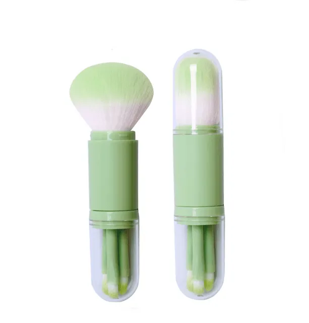 4 In 1 Travel Makeup Brush Set