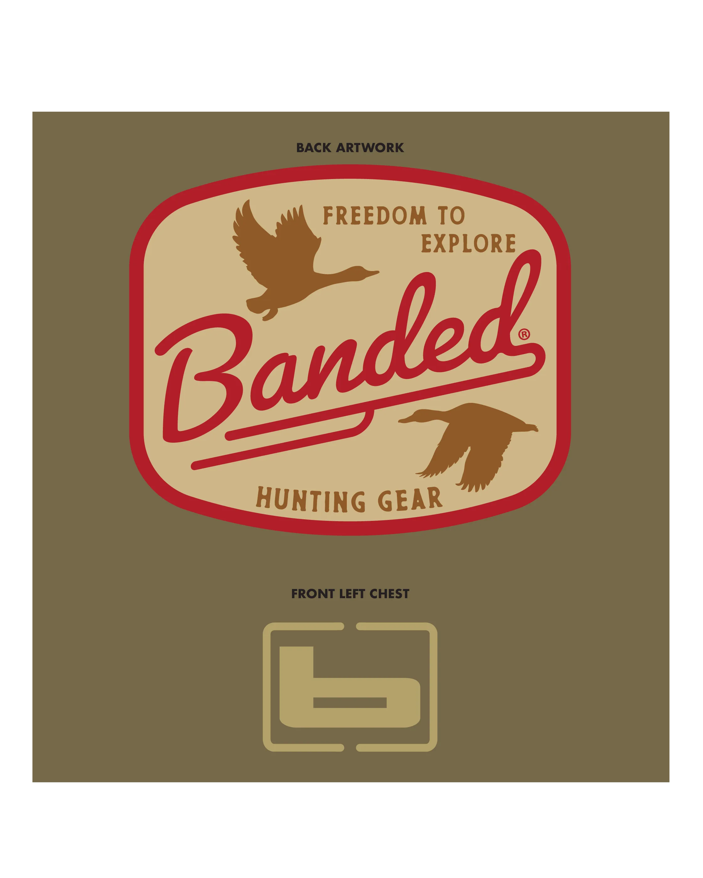 Banded Retro Patch Short Sleeve Tee
