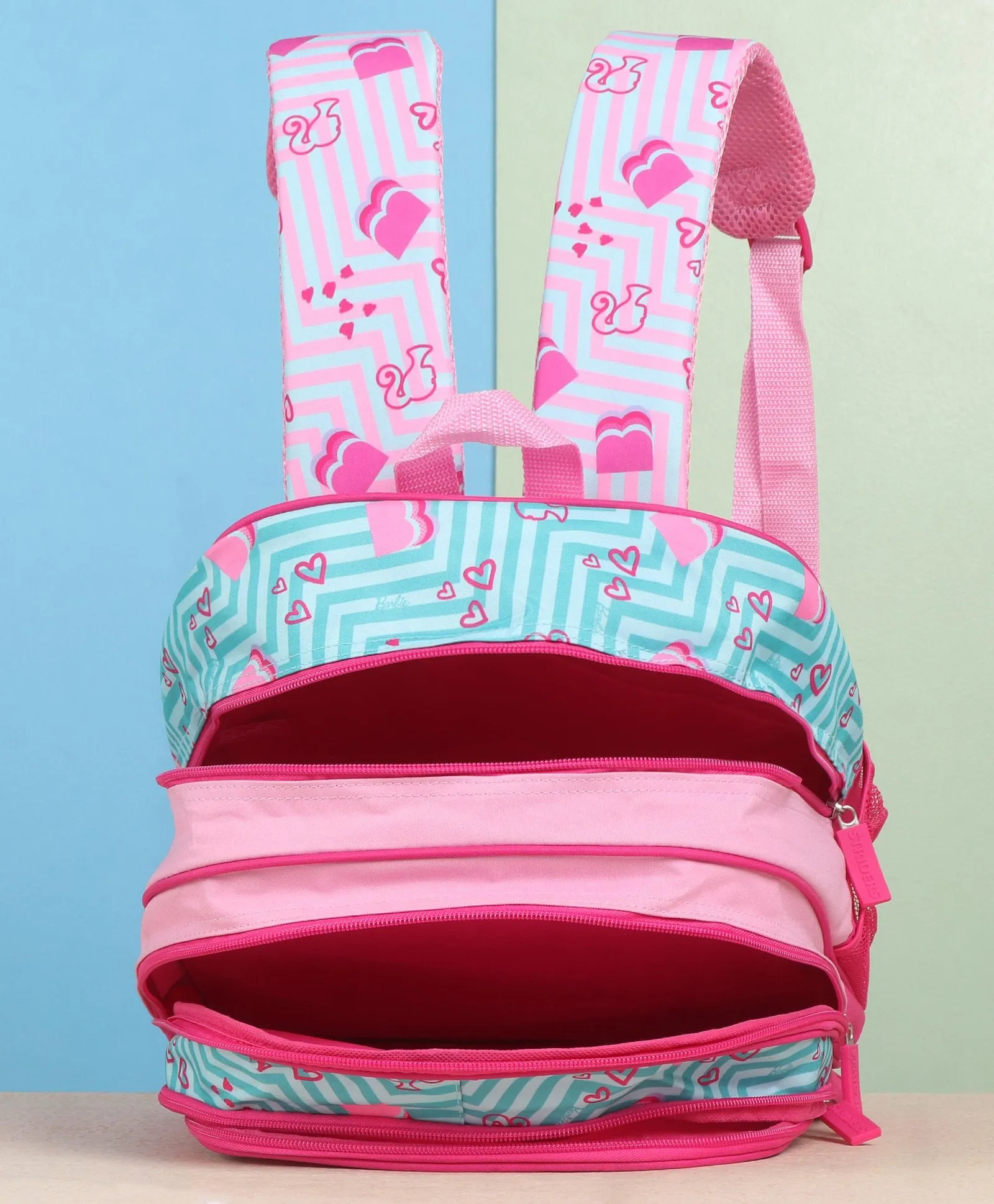 Barbie Look Out World School Bag Pink - 14 Inches