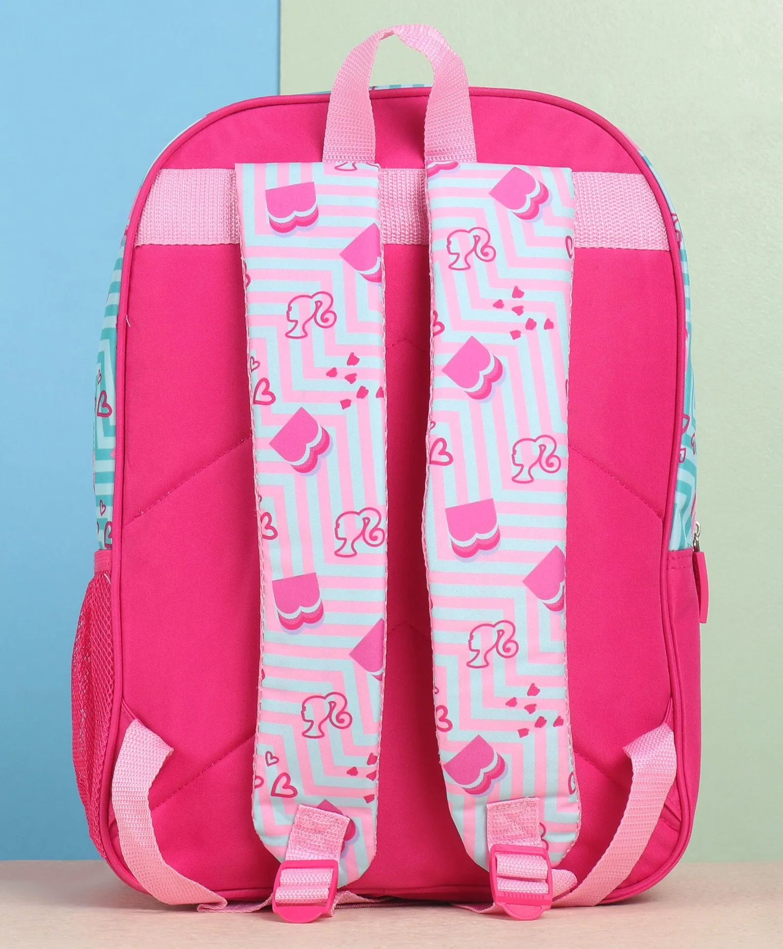Barbie Look Out World School Bag Pink - 14 Inches