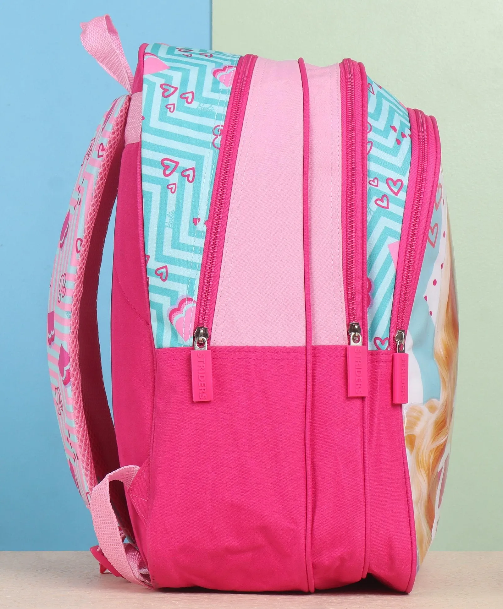 Barbie Look Out World School Bag Pink - 14 Inches