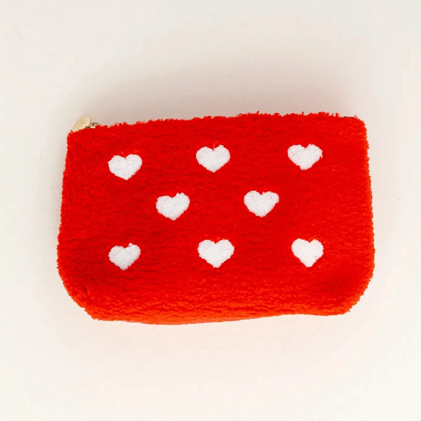 Be Mine Sherpa Zipper Pouch - FINAL SALE