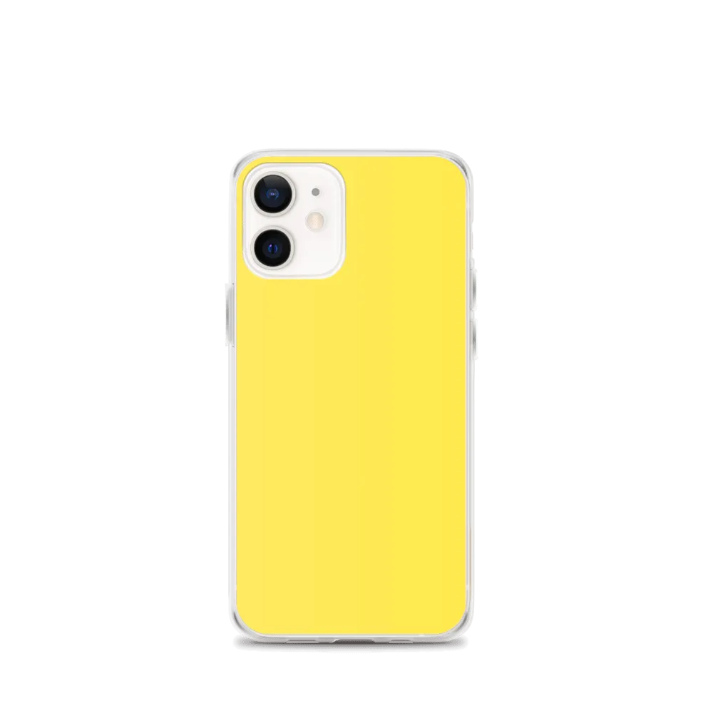 Bright Yellow iPhone Case