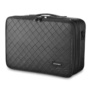 Byootique Essential 16" Cosmetic Travel Train Case Makeup Storage Divider