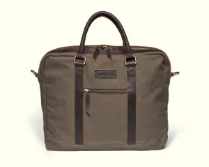 Canvas Leather Laptop Bag