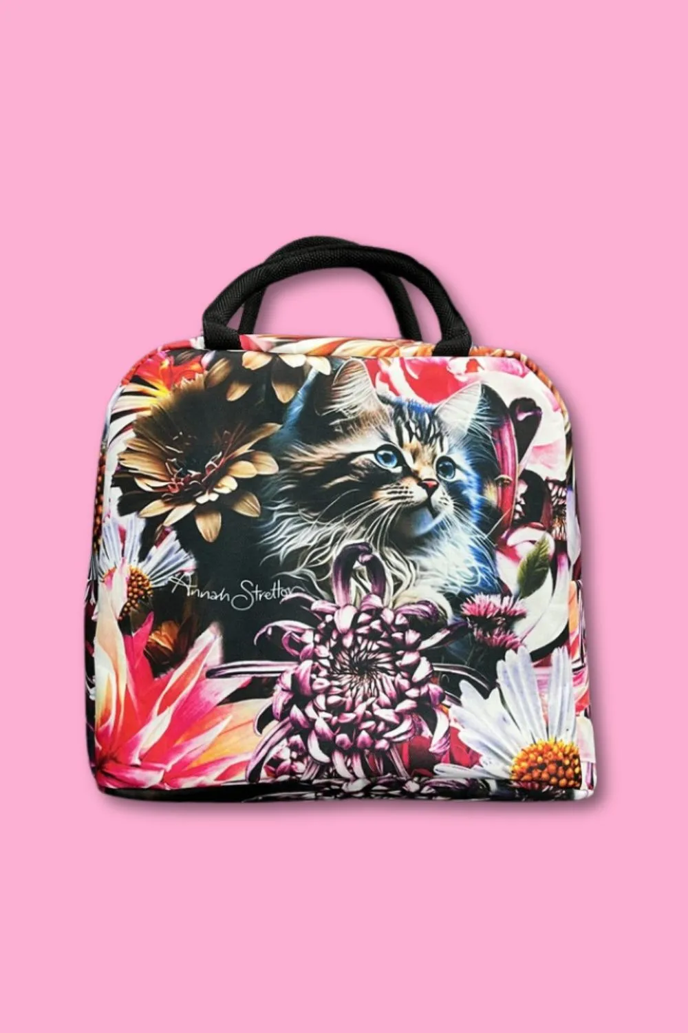 Cosmetic Insulated Travel Bag - Kitten Love