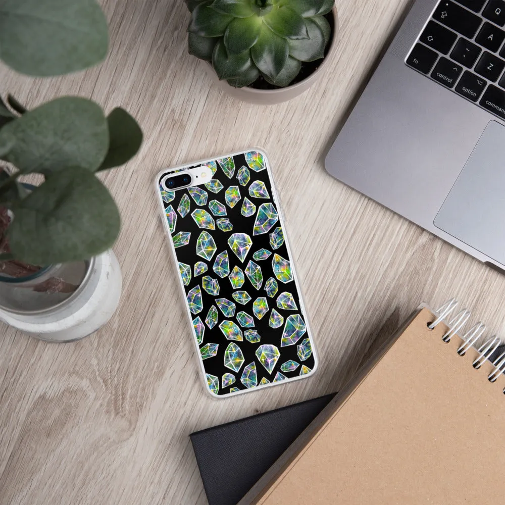 Cosmic Crystals iPhone Case