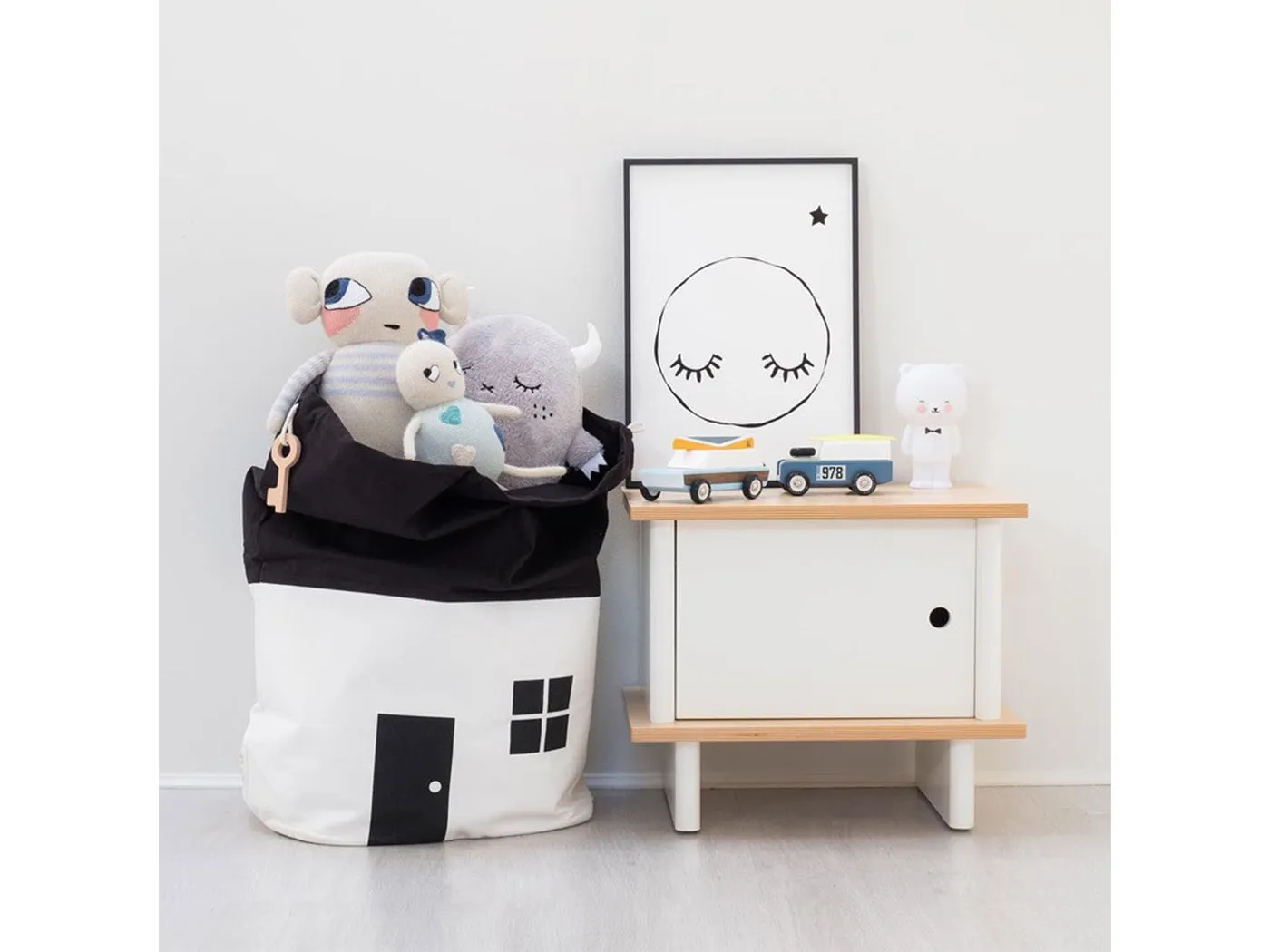 Drawstring Toy Storage Bag Organizer & for Kids