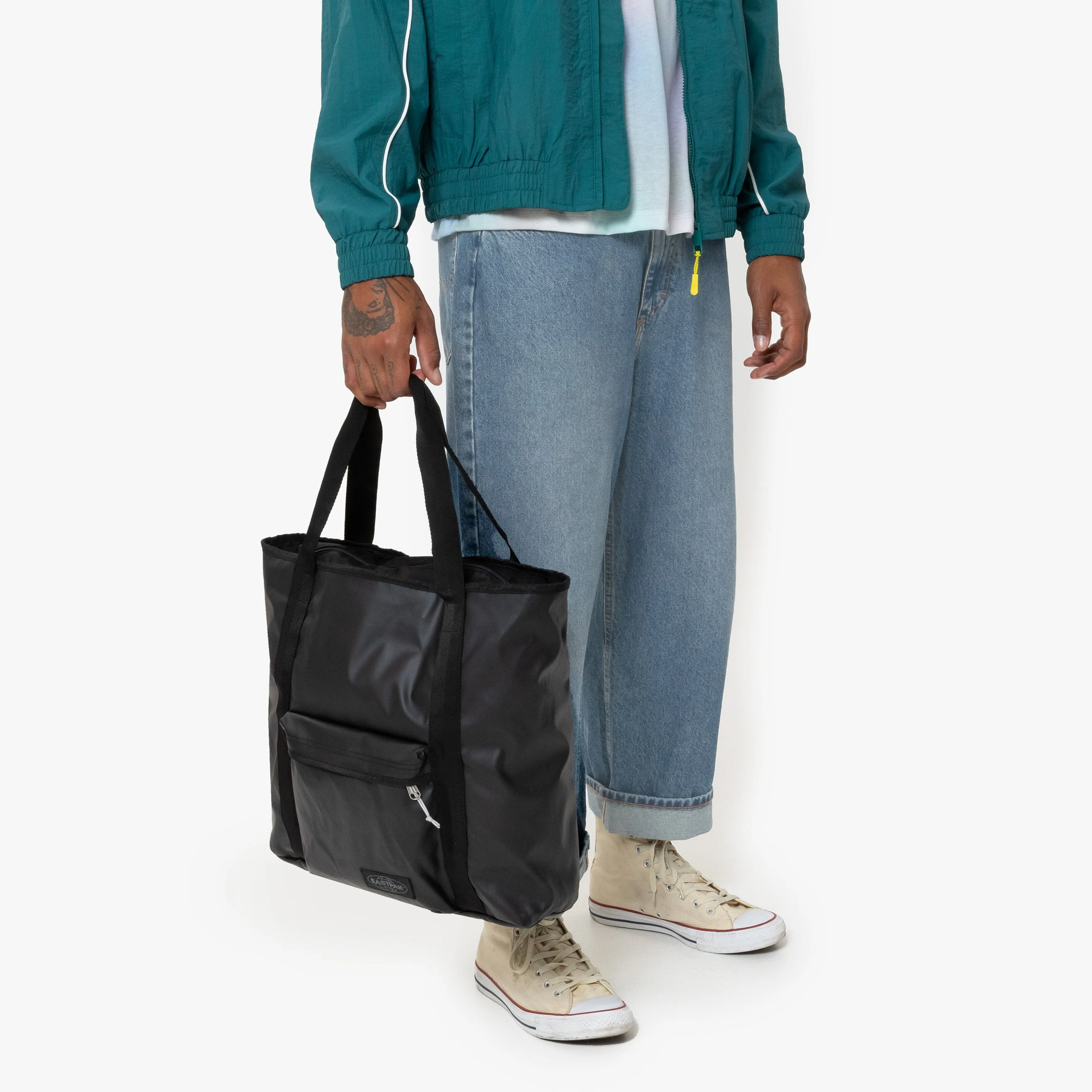 Eastpak Tarlie Tarp Black Large Tote Bag - EK0A5BHLO131