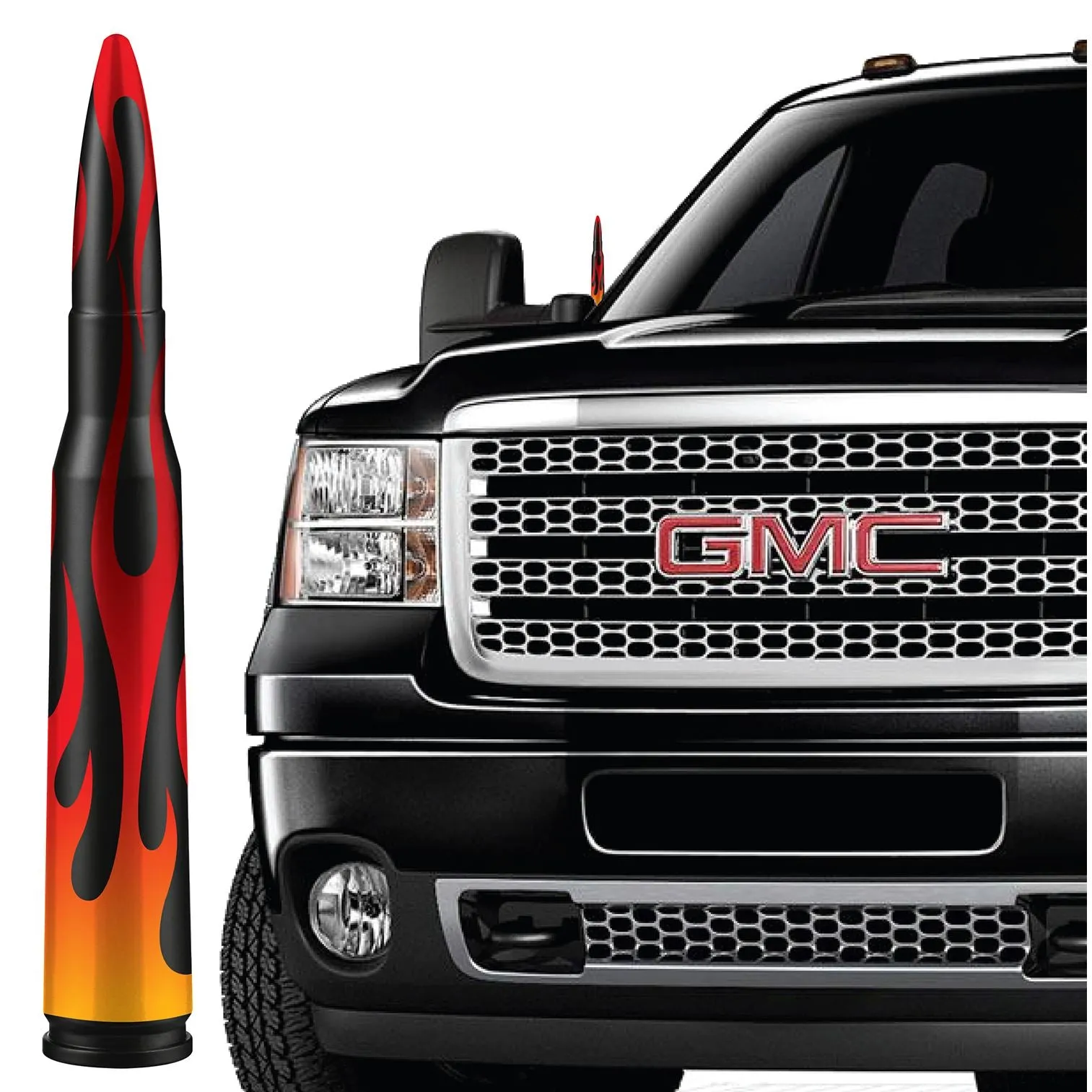 EcoAuto Badass Bullet Antenna Replacement Fits All Chevy & GMC Truck