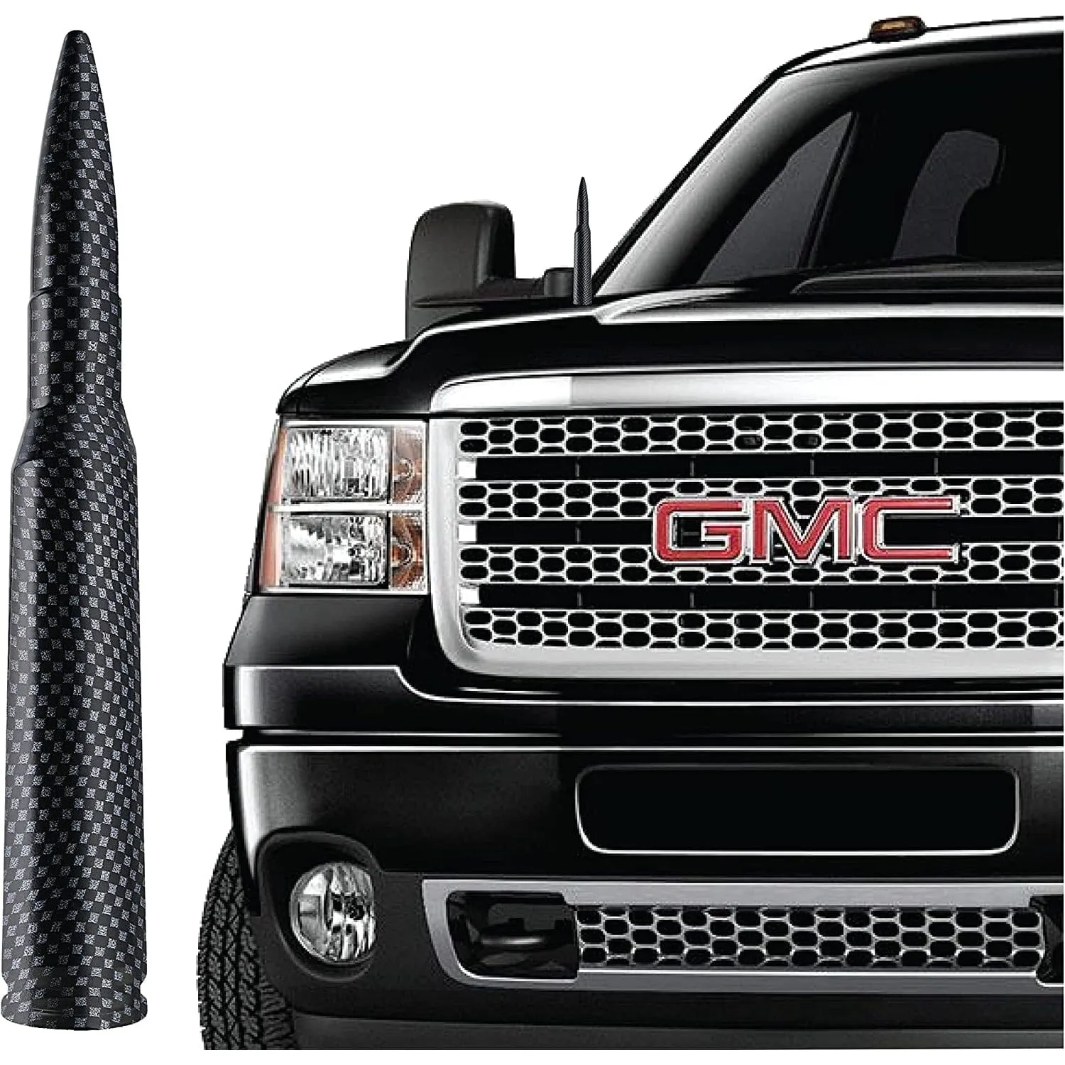 EcoAuto Badass Bullet Antenna Replacement Fits All Chevy & GMC Truck