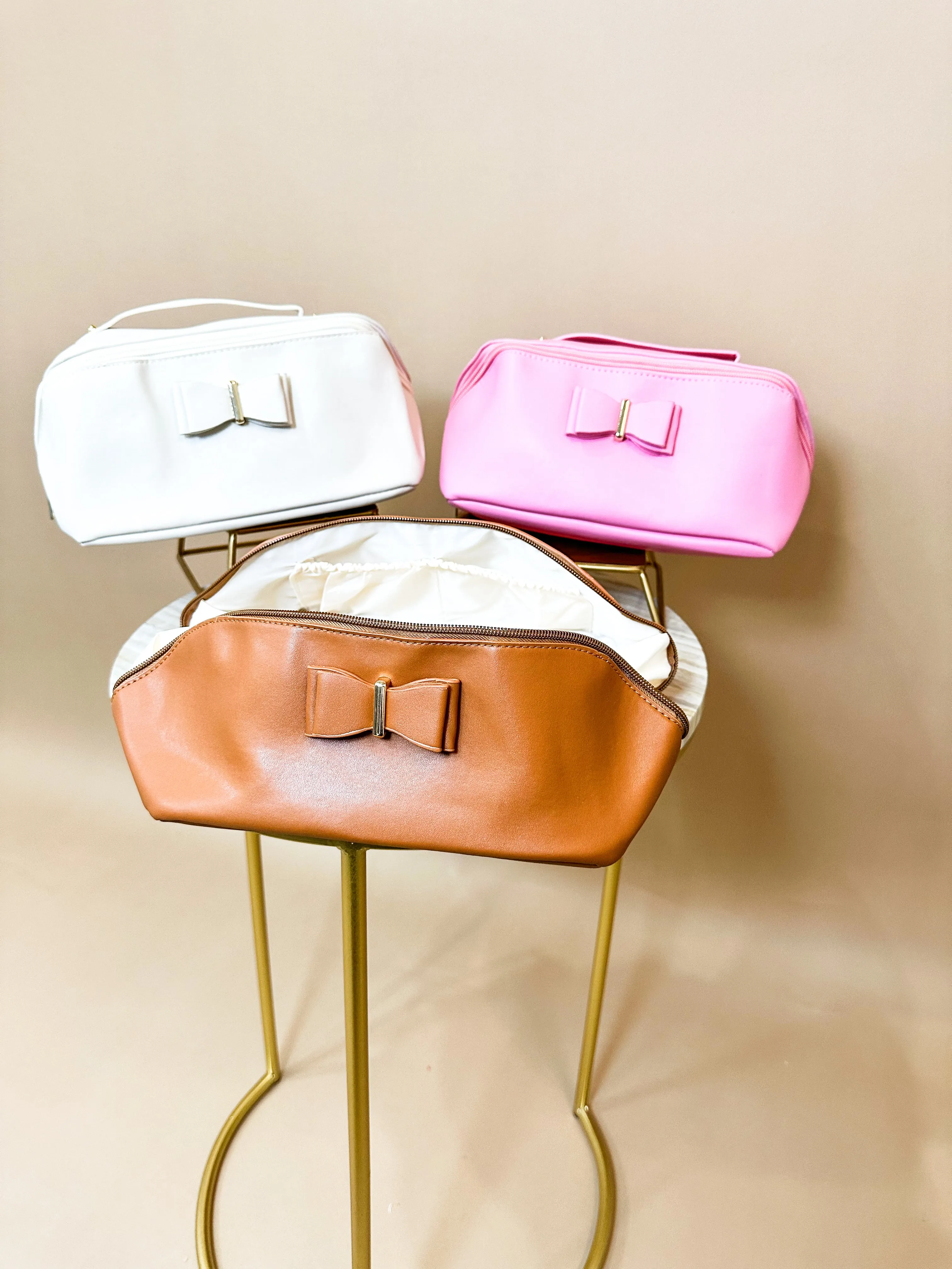 Espresso Flat-Out Fabulous Makeup Bag