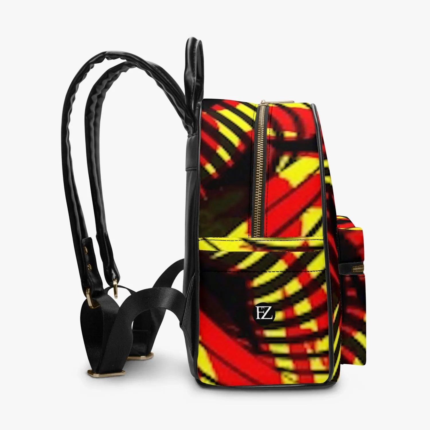 FZ African Printed PU Backpack
