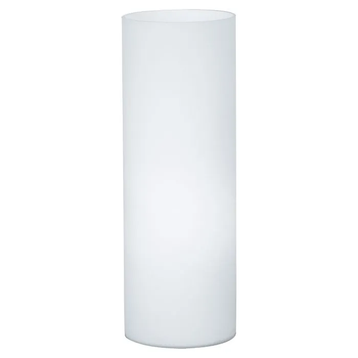 Geo Large Opal Glass Cylindrical Table Lamp