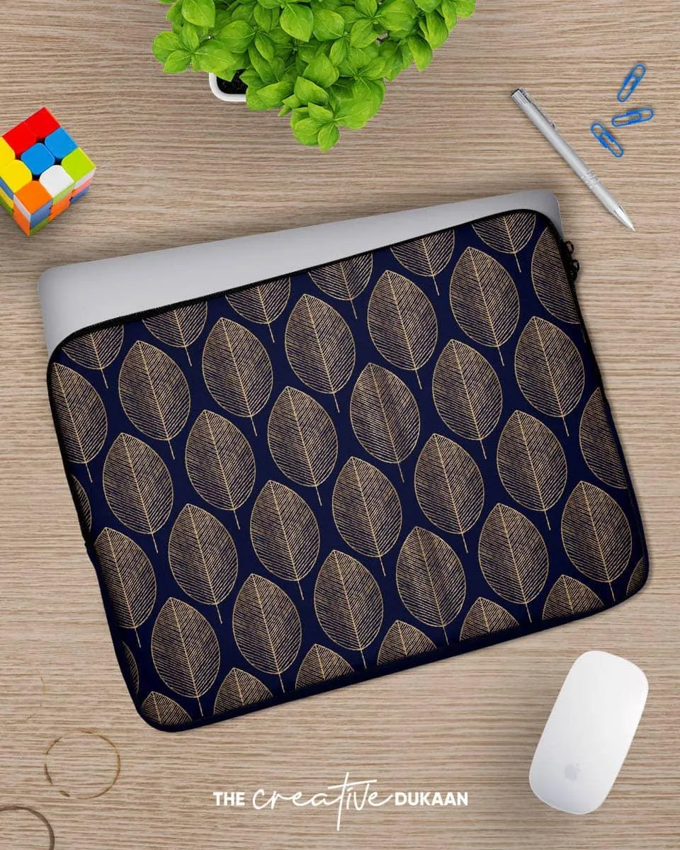 Golden Leaf Premium Laptop Sleeve Bag