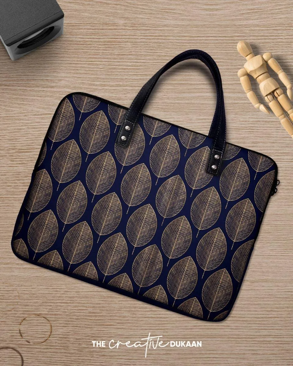 Golden Leaf Premium Laptop Sleeve Bag