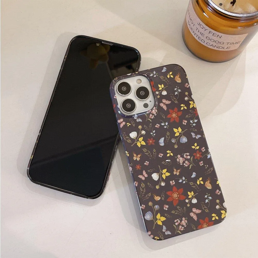 Grex Floral Prints Slim Shockproof iPhone Case
