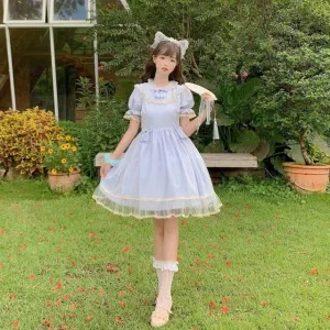 Innocent Lady  Dress Kawaii Academia Y2K Cottagecore Coquette Fairycore Dollette Princesscore