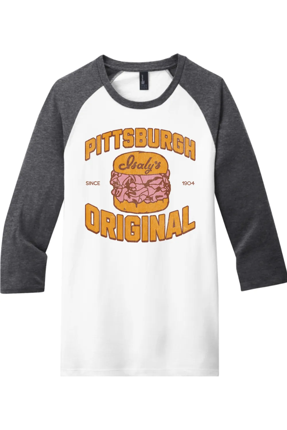 Isaly's Pittsburgh Original - 3/4-Sleeve Raglan Tee