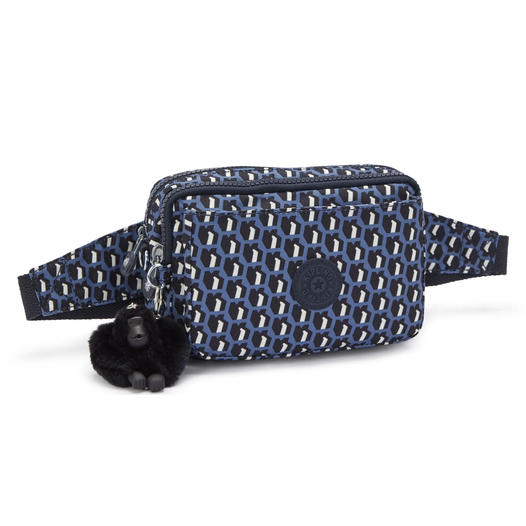 Kipling Abanu Multi  Printed Convertible Crossbody Bag - 3D K Blue