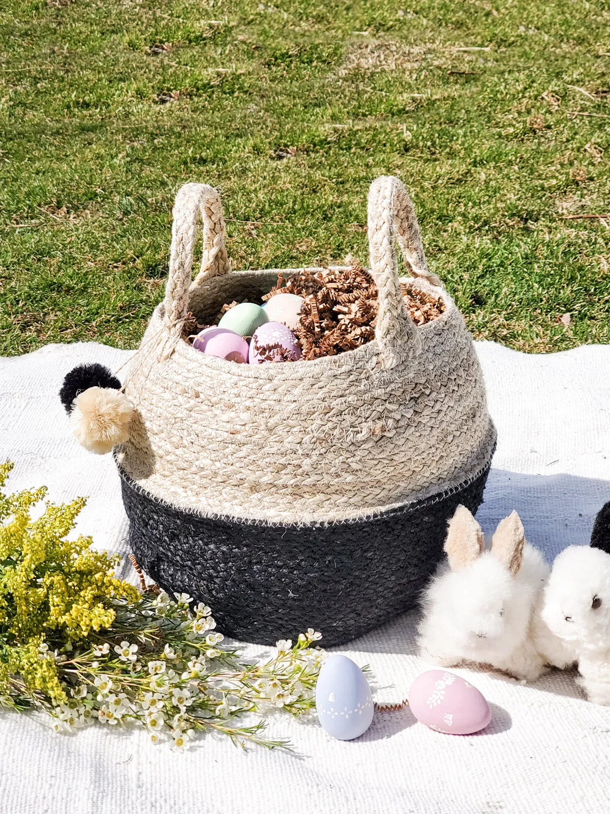 KORISSA Naiya Foldable Basket Bag
