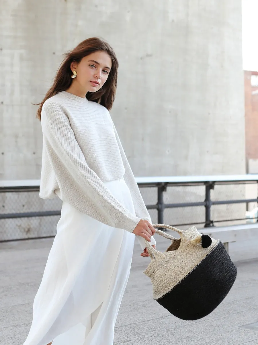 KORISSA Naiya Foldable Basket Bag