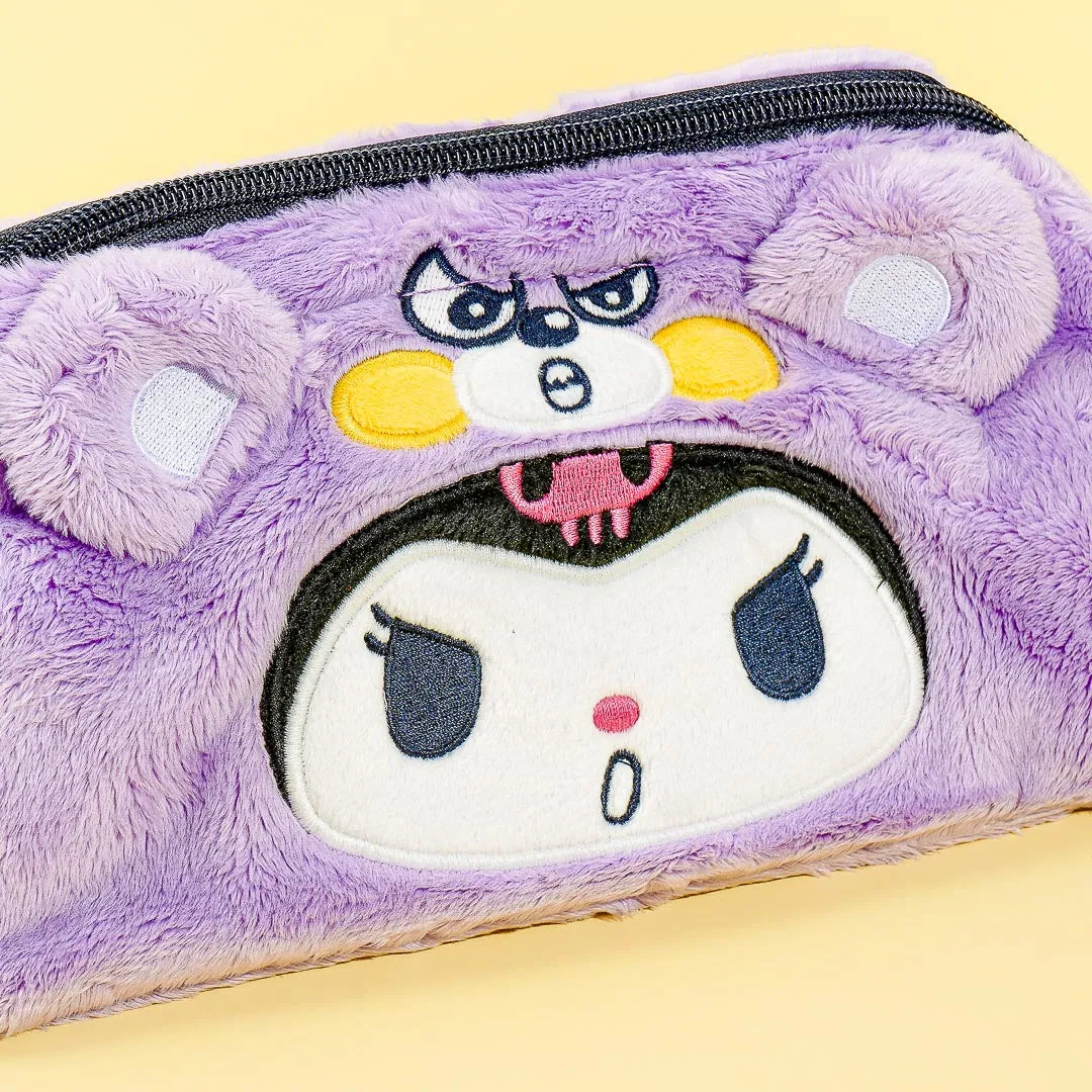 Kuromi Bear Time Clasp Pencil Case