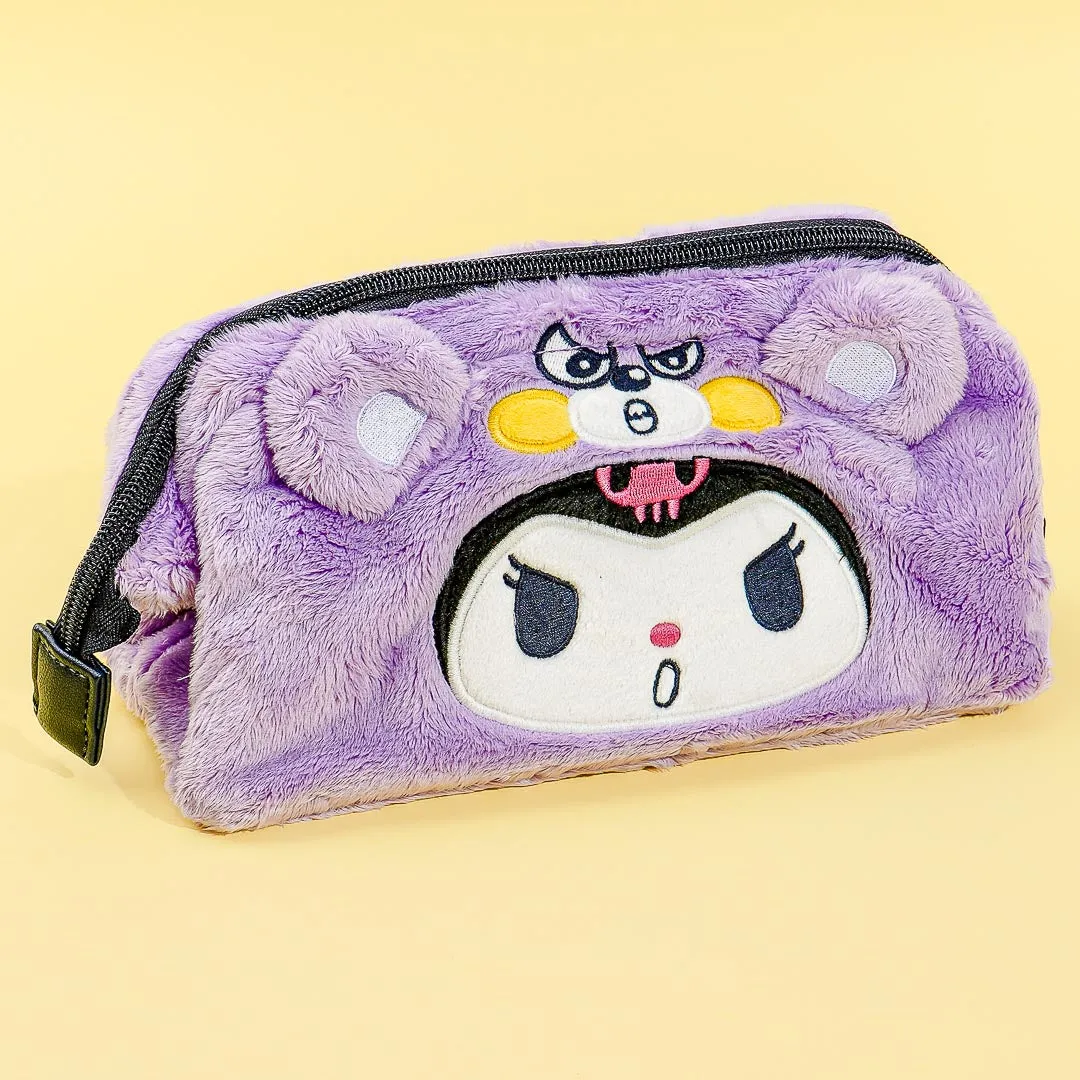 Kuromi Bear Time Clasp Pencil Case