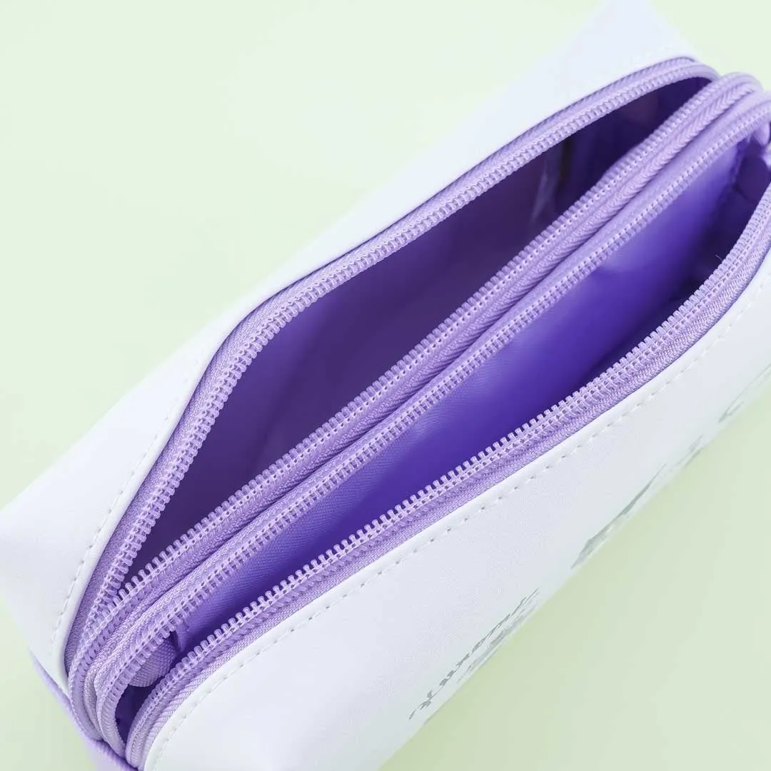 Kuromi Fangirl Twin Zipper Pencil Case