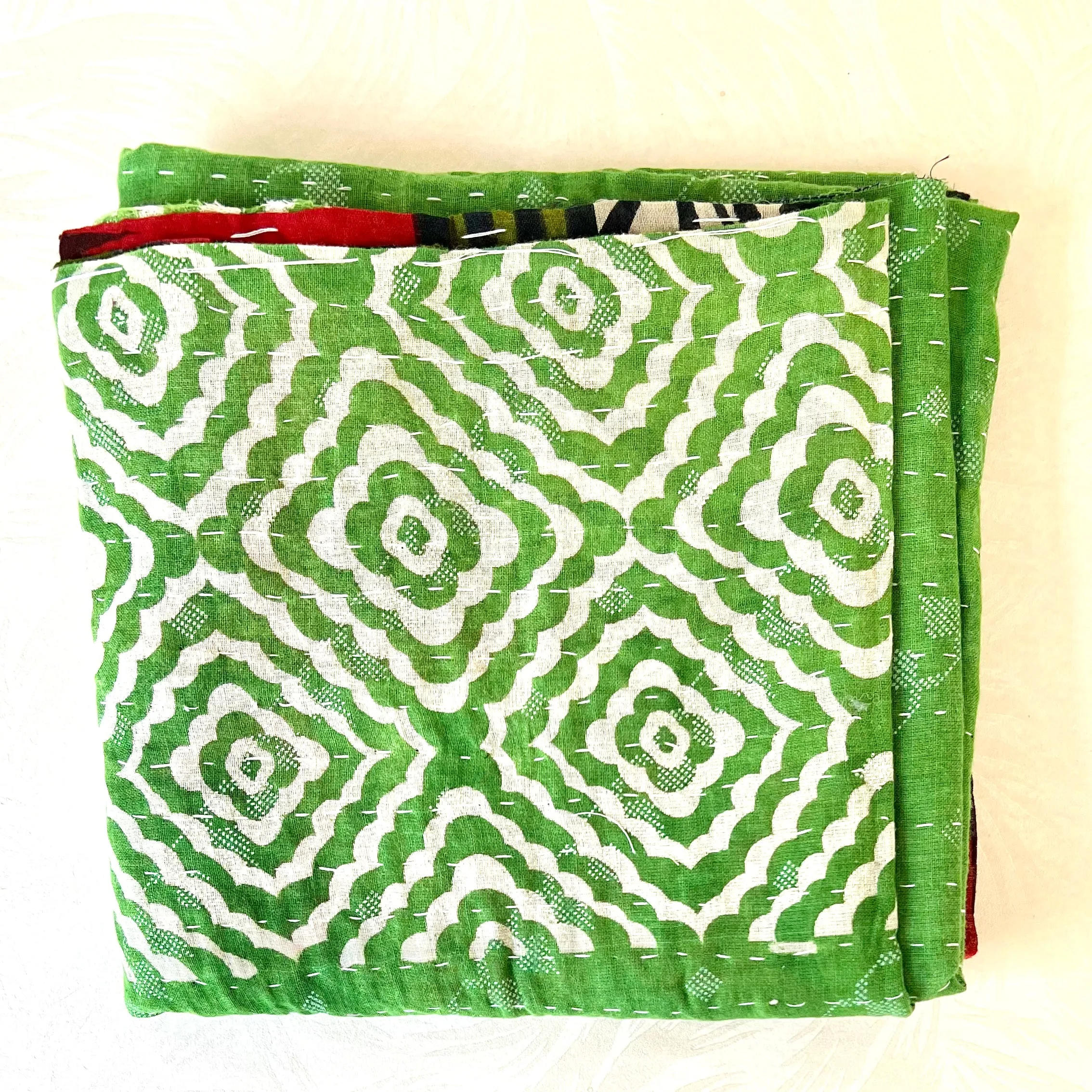 Large Vintage Kantha Fabric Pieces