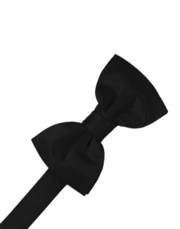 Latte Luxury Satin Bow Ties