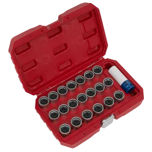 Locking Wheel Nut Key Set 20pc - VAG