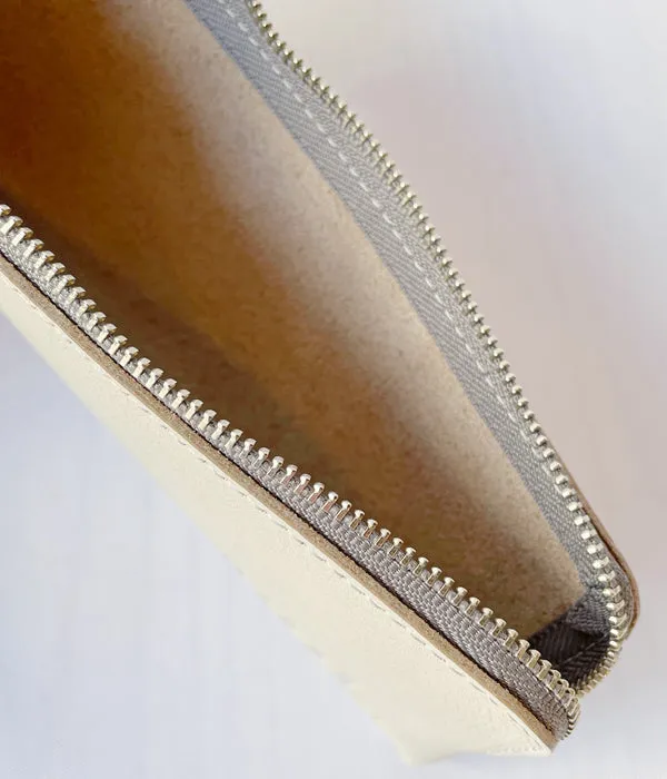 MHL./BASIC LEATHER PENCIL CASE (BEIGE)