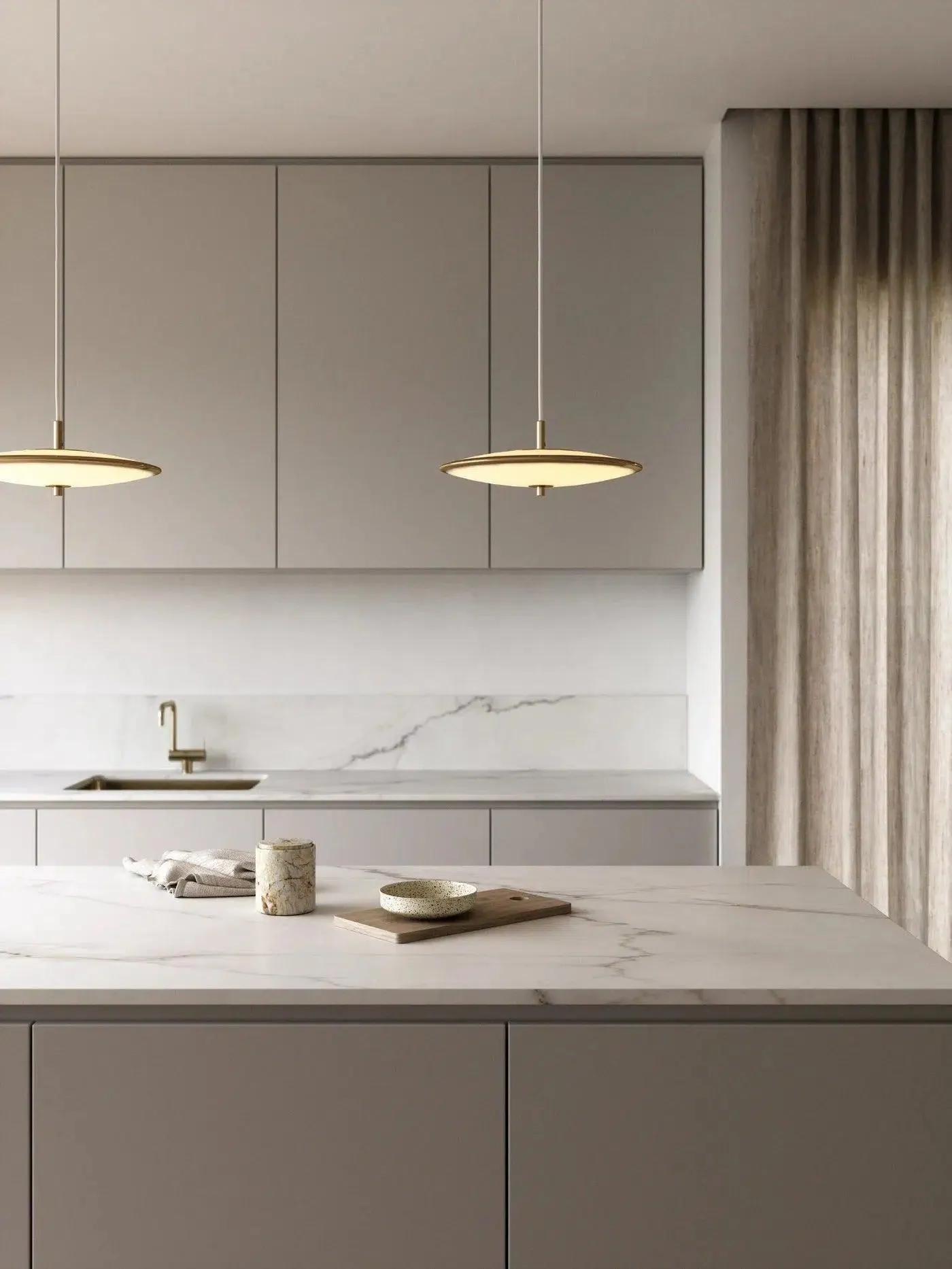 Nordlux Blanche 32 Pendant Brass Metal/Plastic 15W Dim 1080Lm 2.7K