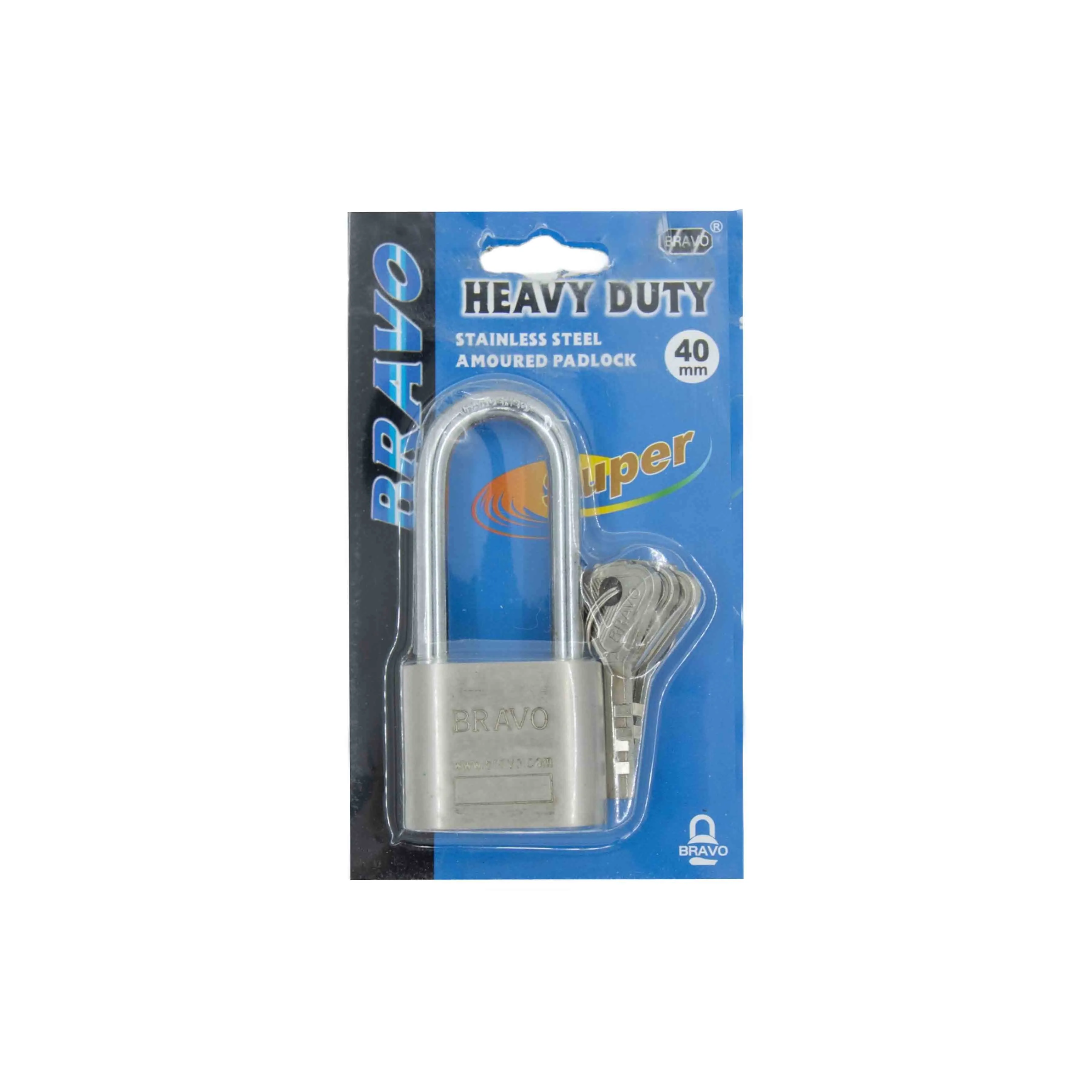 Padlock Bravo L Shacle 40mm 137-1