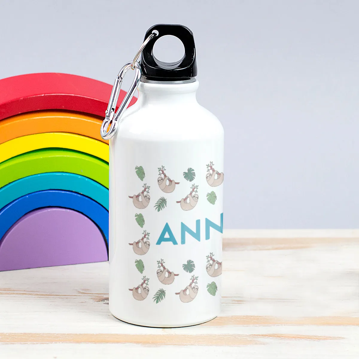 Personalised Lunch Bag With Tropical Sloths Design