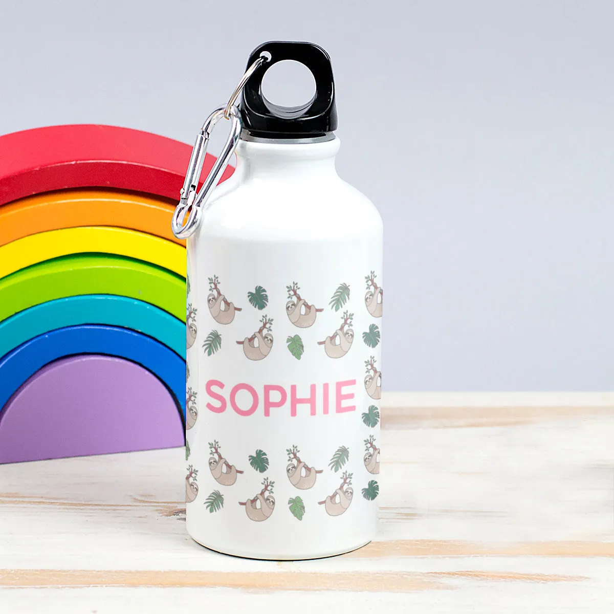 Personalised Lunch Bag With Tropical Sloths Design