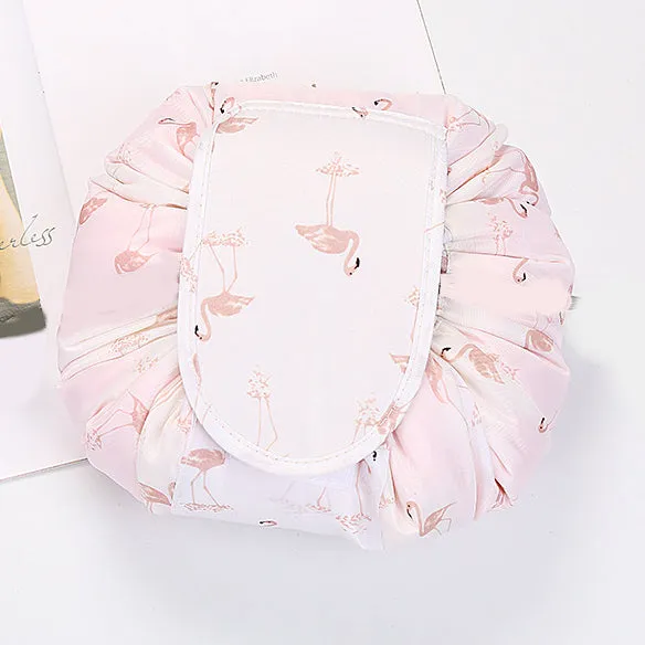 Portable Quick Drawstring Makeup Bag Travel Organizer