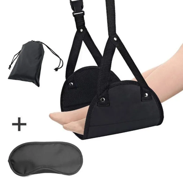 Portable Travel Foot Hammock Under Desk Footrest