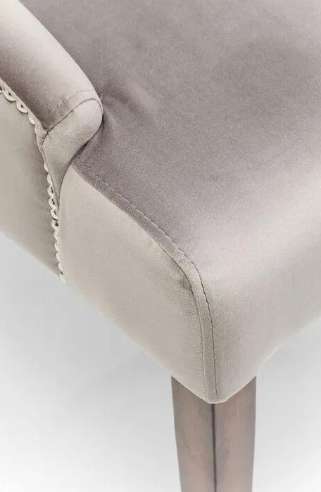 Prince Grey Velvet Chair