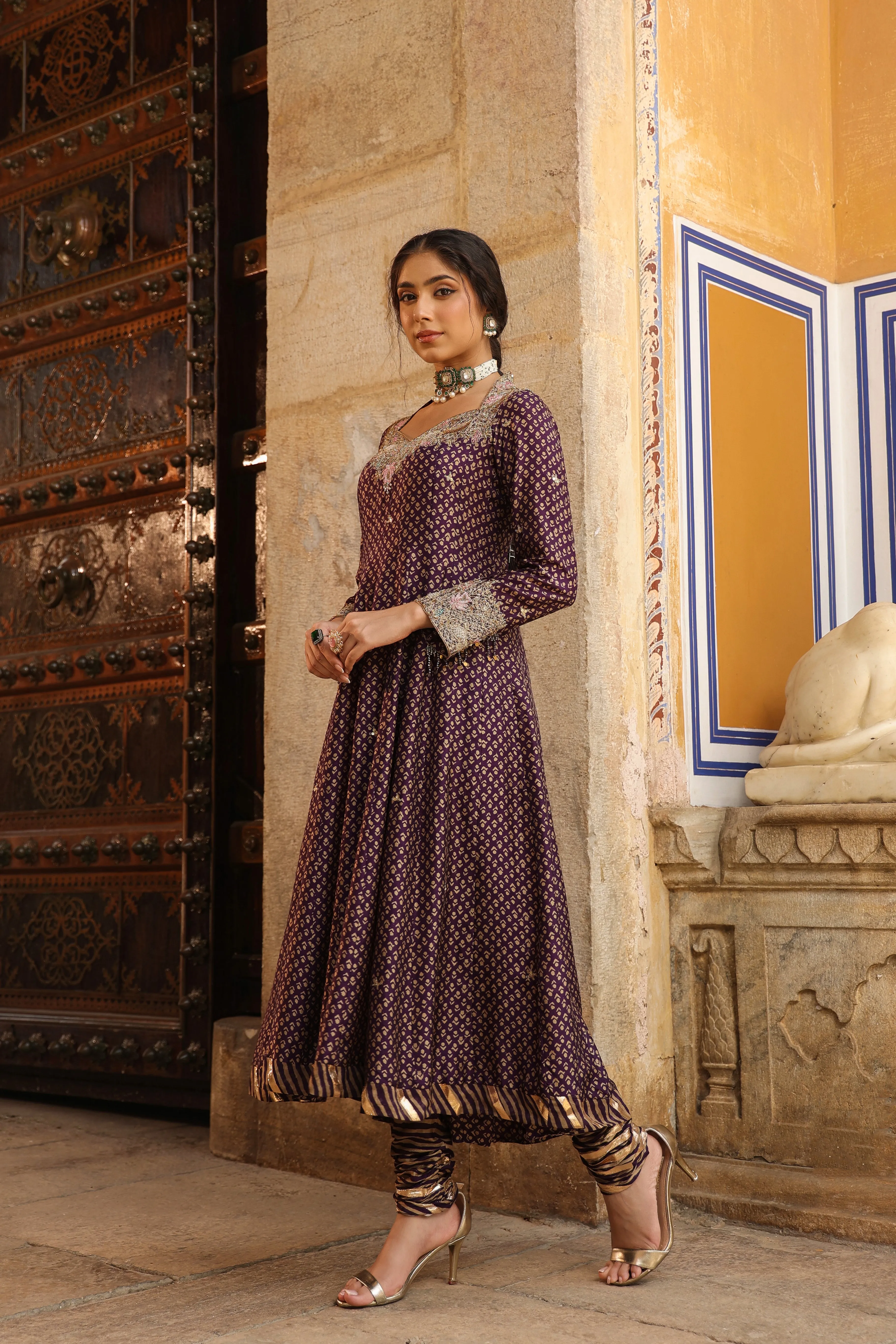 riwayat printed kalidar set