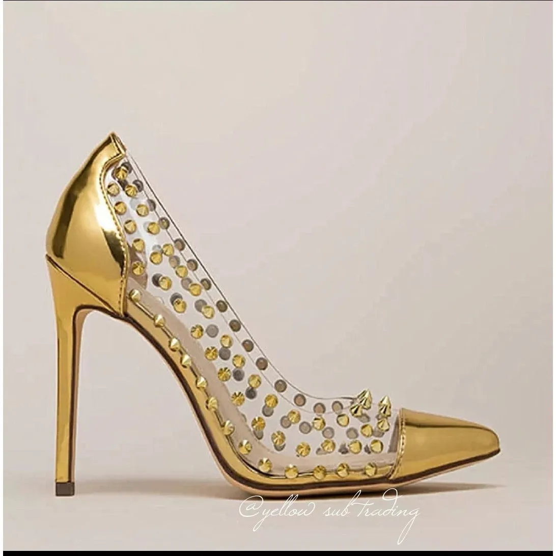 Studded PVC Pumps