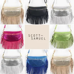 The Fringed Leather Bumbag