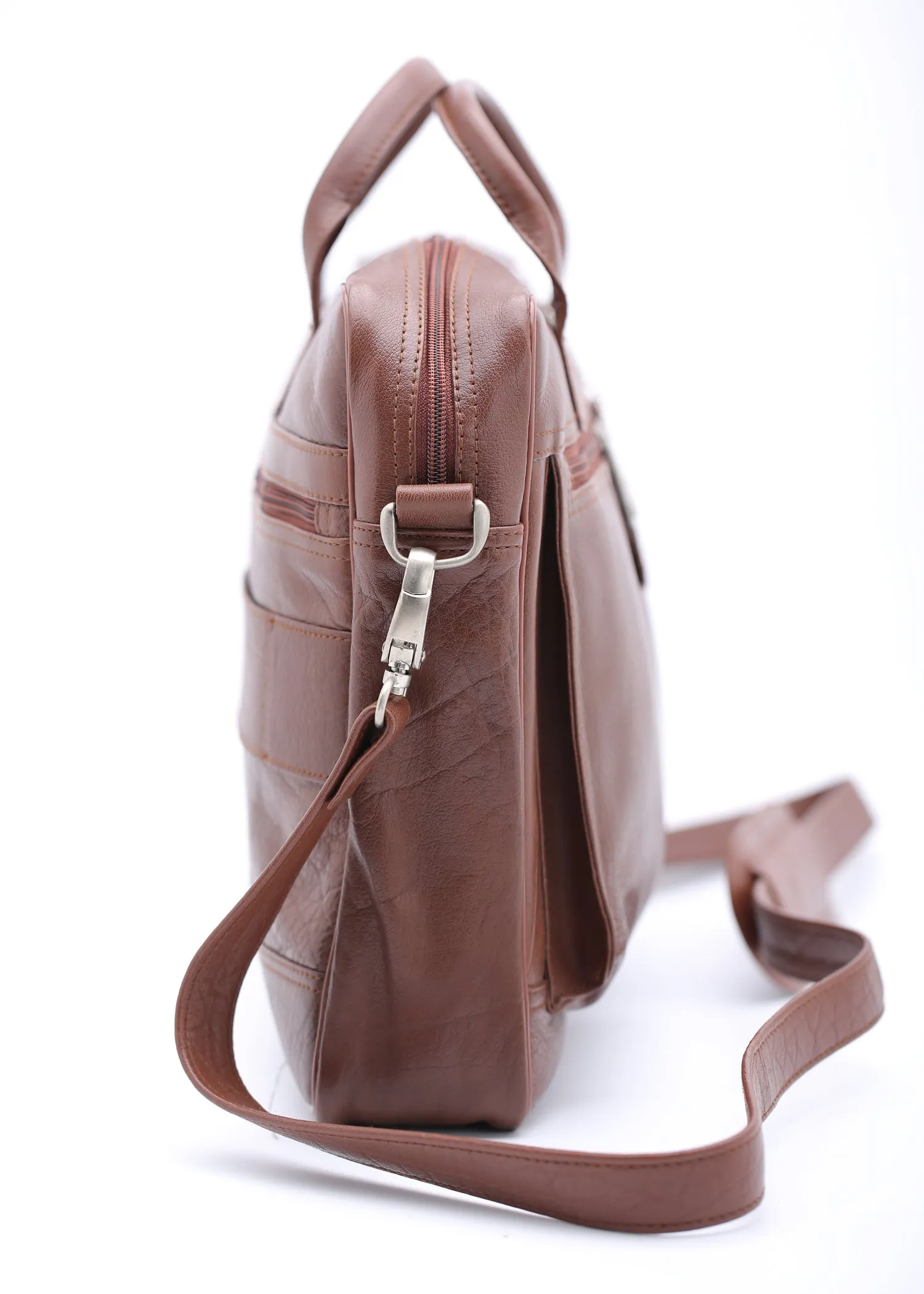 The Ultimate Tan Leather Briefcase Bag