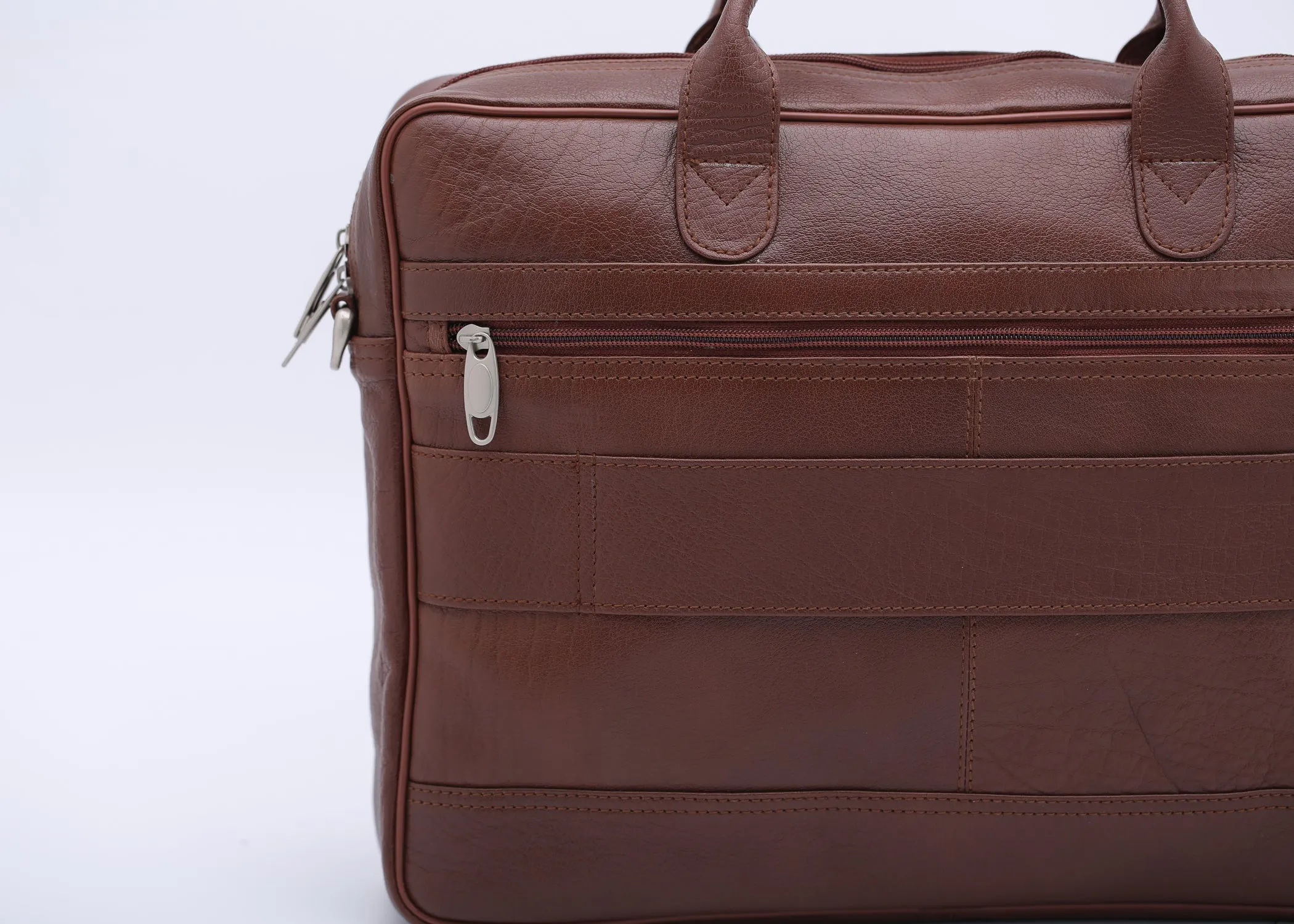 The Ultimate Tan Leather Briefcase Bag