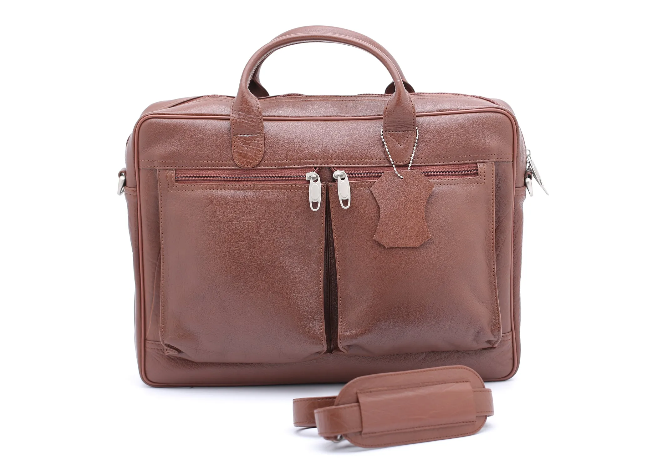 The Ultimate Tan Leather Briefcase Bag