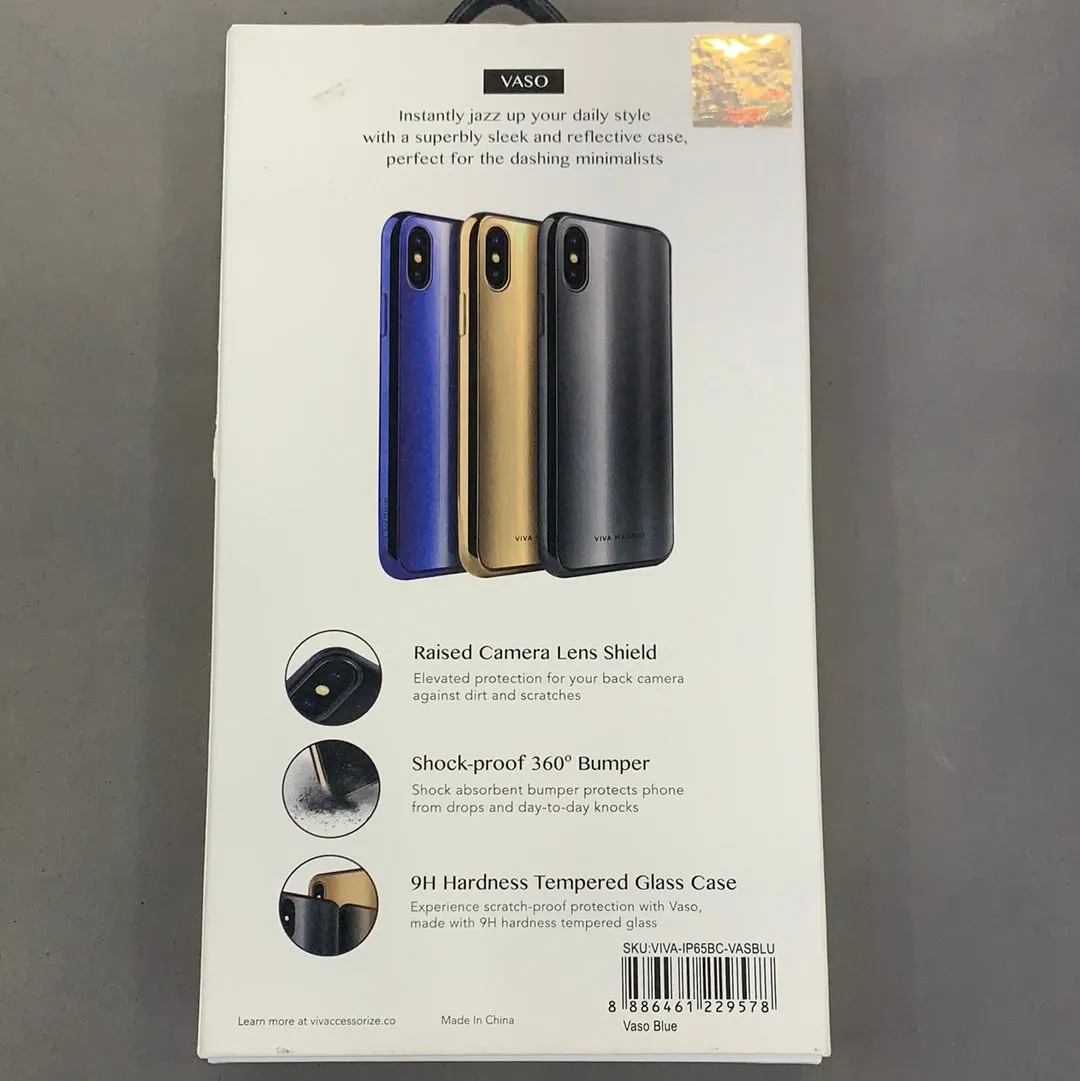 Viva Madrid<br>Vaso Tough Tempered Glass Case<br>iPhone Xs