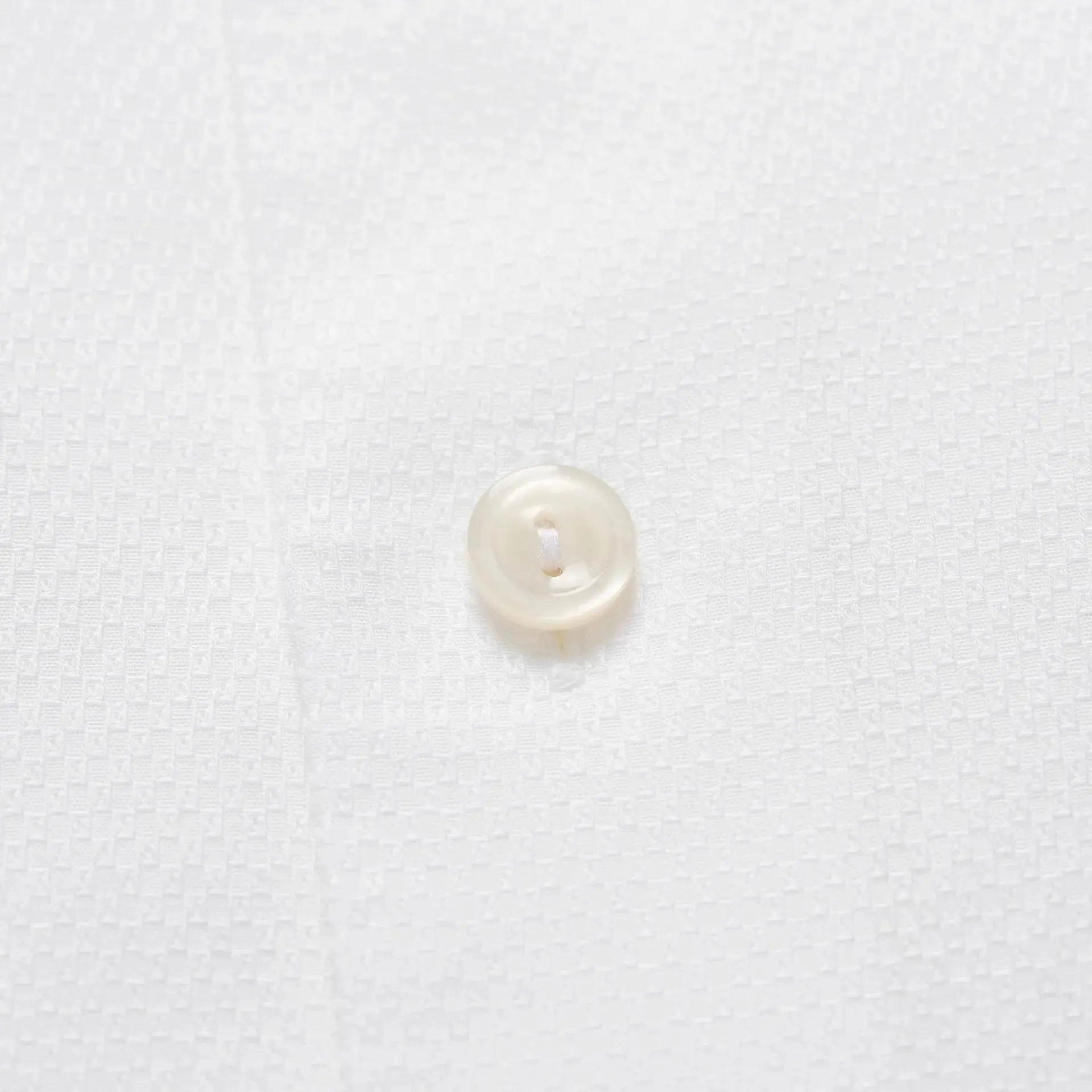White Textured Twill Contemporary Fit Shirt